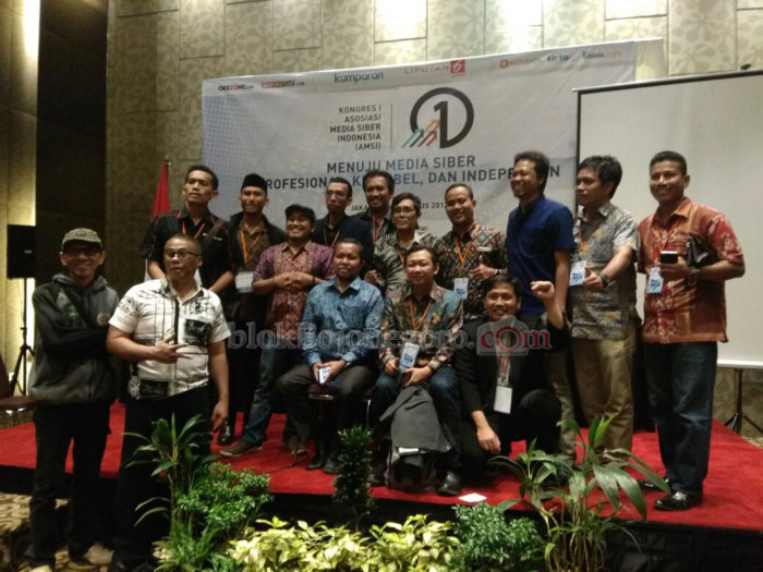Perwakilan blokMedia Group di Kongres AMSI 